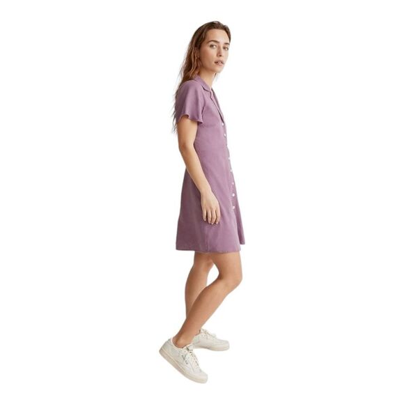 Madewell Kacie Plum Shirtdress Mini NWT | Fall Layering Favorite Sz 14‎ - Picture 11 of 13